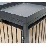  Westman - Spremište za 2 kante za smeće s krovom za biljke Planta | 2x240L | 84x134x124 cm - BRANDED IN GERMANY | shoptok.hr