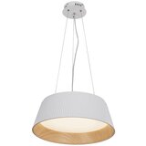 Candellux Lighting Bijela/u prirodnoj boji LED viseća svjetiljka s metalnim sjenilom ø 45 cm Umbria – Cijene