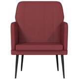  Fotelja crvena boja vina 61 x 78 x 80 cm od umjetne kože | Eponuda.ba