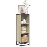 vidaXL Knjižna omara sonoma hrast 33,5x33x107,5 cm inženirski les Cene