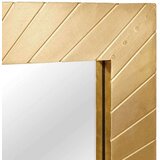 vidaXL Zrcalo za kupaonicu Zidne Crna i zlatna 50 x 2.5 x 70 cm | shoptok.hr