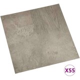  Podne daske 55 pcs Sivi 5 11 m² PVC - tamno smeđe i sive boje | shoptok.hr