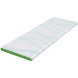  Nadmadrac Bijela i zelena 70 x 200 cm Jakard tkanina | shoptok.hr