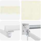  Povlačivi tende Krem 3,5 x 2 m 100% Poliester i Aluminij | shoptok.hr