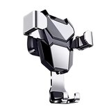Univerzalni avto nosilec za mobilne telefone za reže ventilacije - Vennus VCH06 - črni & srebrni | Shoptok.si