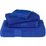 vidaXL Kopalne brisače 2 kos modra 100x150 cm 360 g/m² 100% bombaž | Shoptok.si