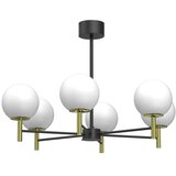  Luster na šipci AWINION 6xE27/15W/230V beli/zlatni/crni | Eponuda.com