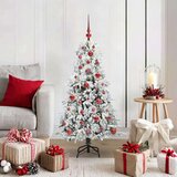 vidaXL Umetno Zložljivo Božično Drevo Zelena 120 cm PE in PVC | Shoptok.si