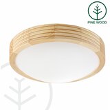  Plafonska svetiljka NATURAL MODERN SLIM 1xE27/15W/230V prečnik 27,5 cm borovina | Eponuda.com