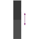 vidaXL Rolo zatemnjena črna 60x230 cm tkanina širina 55,7 cm poliester | Shoptok.si
