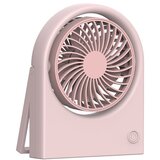 INF Zložljivi namizni ventilator (brezkrtačni motor) — 1200 mAh polnilen, tri hitrosti, stenski, nastavljiv kot Pink, (5000286626) | Shoptok.si