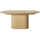 Unique Furniture Proširiv blagovaonski stol s dodatnom pločom u dekoru hrasta 95x180 cm Nola – u