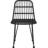 Vrtne stolice 2 kom crne 48 x 62 x 84 cm od PE ratana | shoptok.hr