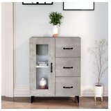  Komoda siva boja betona 69 5x34x90 cm od konstruiranog drva | shoptok.hr