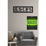 Wallity zidna led dekoracija music band, 70 x 100 cm, 21 w, zelena | ePonuda.com