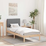 Krevetni okvir s tapiciranim uzglavljem Svijetlo siva Svjetlosiva 205.5 x 85.5 x 84.5 cm Cijene