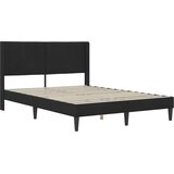  Okvir za krevet s uzglavljem Crna 140 x 190 cm Baršun - Crna 140 x 190 cm | shoptok.hr