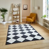 Think Rugs Crno-bijeli periv tepih 80x150 cm Lyna Charcoal&White – | shoptok.hr
