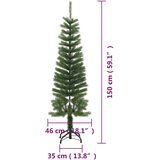  Umjetno usko božićno drvce sa stalkom 150 cm PE | Eponuda.com