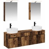  Set ormarića za kupaonicu 5 kom. Staro drvo Konstruirano drvo | shoptok.hr