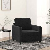  Fotelja crna 60 cm baršunasta | shoptok.hr