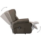 vidaXL Stol s funkcijo vstajanja taupe blago, (20958080) | Shoptok.si