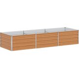  Povišena vrtna gredica Svijetlosmeđa 240 x 80 x 45 cm | shoptok.hr
