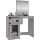  Toaletni stolić s ogledalom boja hrasta 90x50x132,5 cm drveni | shoptok.hr