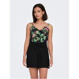 Only Green-black women's patterned tank top Nova - Women Cene