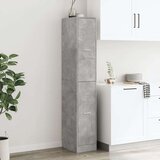 vidaXL Lekarniška omara betonsko siva 30x41x174,5 cm inženirski les | Shoptok.si