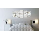 Slika - White lilies on wood 100x50 | shoptok.hr