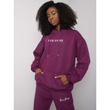 RUE PARIS Sweatshirt-RV-BL-7452.16-dark purple | Shoptok.si