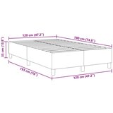 Box Postelja s vzmetnico Modra Majhna Dvojna Korduroj Tkanina, (22052428) | Shoptok.si
