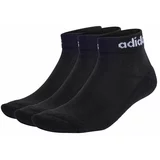 Adidas Unisex nizke nogavice Linear Ankle Socks Cushioned Socks 3 Pairs IC1303 Črna
