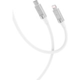 XO Kabel NB-Q252A USB-C na 8-pin Lightning 27W 1m bel, (21099205) Cene