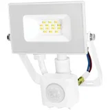 LED reflektor 10 W s detektorom pokreta, 4000 K (neutralno bijela boja svjetla), 800 lm, IP44, 30 000 h, bijeli