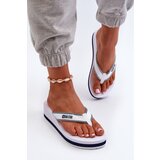 Big Star Women's Wedge Flip-Flops White | Shoptok.si