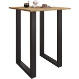 Mömax Barska Miza Xona, Barva Hrasta, Črna, 80x80cm | Shoptok.si