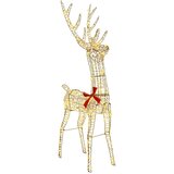  3D Ruzvelt 140 LED lampica Topla bijela 128 cm PET Slike