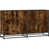 Maison Chic Komoda - Predalnik dimljeni hrast 134x35x76 cm inženirski les, (21718216) Cene