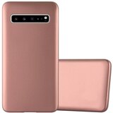 Cadorabo CARE, združljiv s Samsungom v kovinskem rosă ‰ Gold - zaščitni pokrov iz fleksibilnega silikona TPU, (20589493) Cene