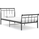 Maison Chic Posteljni okvir - Enojna postelja - Postelja za odrasle črn kovinski 100x200 cm-J8507, (21768339) | Shoptok.si