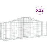  Lučne gabionske košare 13 kom 200x30x60/80 cm pocinčano željez | Eponuda.com