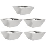  Vrtne Zdjela Sadilice 5 kom 35x35x15 cm Nehrđajući Čelik | shoptok.hr