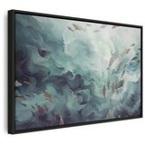  Slika - Fish in the ocean 120x80 U crnom drvenom okviru | shoptok.hr