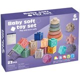  Edukativne senzorne kocke za slaganje 27u1 - pastel | Shoptok.si
