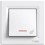 Schneider Electric Asfora, 1P taster 10A zvono, lokator, beli ( eph1700321 ) Cene