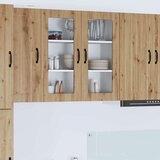  Stenska kuhinjska omarica s polico Umetni hrast 80 x 31 x 80 cm | Shoptok.si