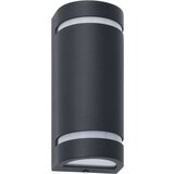  Zunanje stenske svetilke 2 kosa 35 W črne polkrožne, (20770002) | Shoptok.si