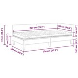  Kutni krevetni okvir s madracem Ostalo 2 pcs Zelena tkanina | shoptok.hr